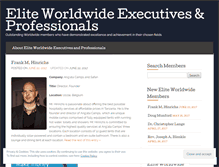 Tablet Screenshot of eliteworldwideprofessionals.com